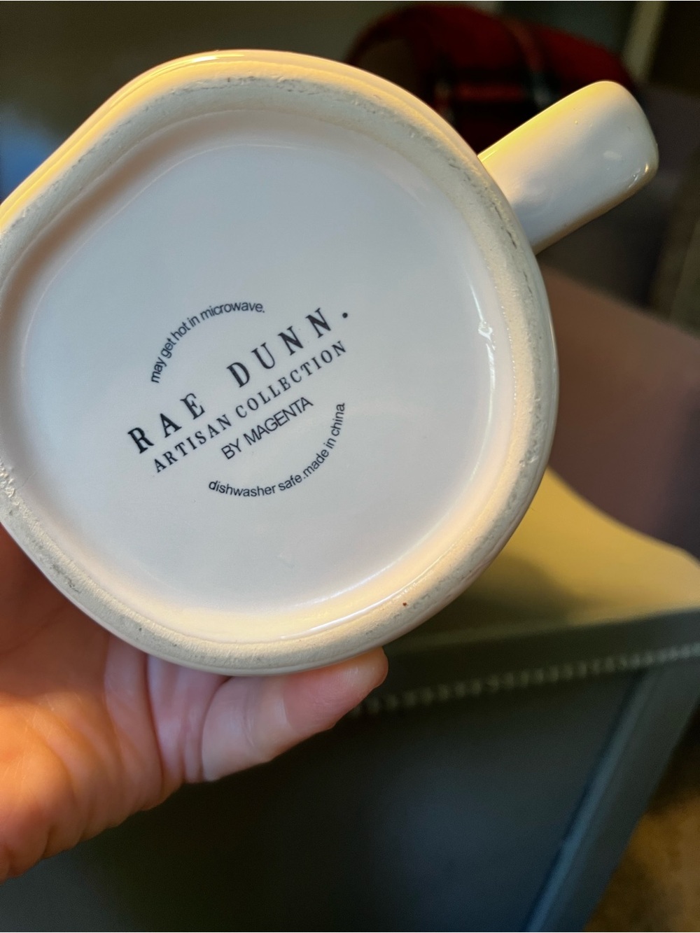 Rae Dunn White "DOG MOM" Ceramic Mug - Picture 2 of 4